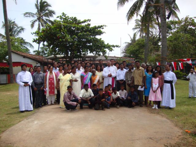 Group Photo with Archbishop of Colombo